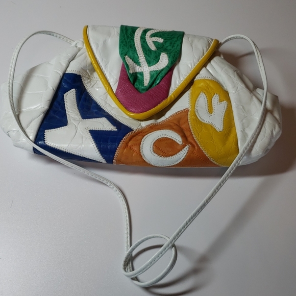 Vintage leather handbag - Picture 5 of 8